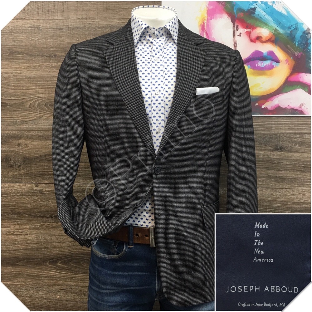 JOSEPH ABBOUD Mens Blazer Sport Coat Casual Jacket Size 42R Classic Wool Suit